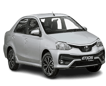 Toyota Etios sedan cab for outstation car rentals in Mysore